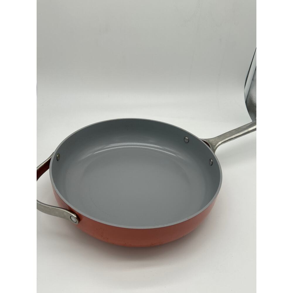Caraway 4.5 Qt Ceramic-Coated Sauté Pan 12” Perracotta Nonstick No Lid